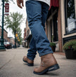 Milwaukee Leather Men's Brown Copper Forge Engineer Boots, MBM9059