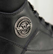 Milwaukee Leather MBM9081 Men’s Black Leather Military and Tactical Style Biker Riding Boots
