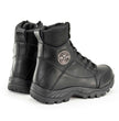 Milwaukee Leather MBM9081 Men’s Black Leather Military and Tactical Style Biker Riding Boots