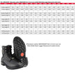 Milwaukee Leather Men's Black Leather Wide Width 6-Inch Lace-Up Logger Waterproof Motorcycle Boots MBM9096WP