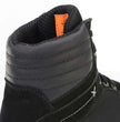 Milwaukee Leather MBM9101 Men's Black Leather and Suede Reinforced Street Riding Shoes with Ankle Support