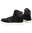 Milwaukee Leather MBM9101 Men's Black Leather and Suede Reinforced Street Riding Shoes with Ankle Support