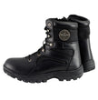 Milwaukee Leather Men's 9-Inch Black Leather Swat Style-Tactical Lace-Up Motorcycle Biker Boots MBM9105