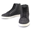 Milwaukee Leather MBM9108 Men's Black Canvas Reinforced Motorcycle Casual Street Riding Shoes w/ Ankle Support