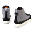Milwaukee Leather MBM9112 Men's Black Suede with Grey Canvas Reinforced Casual Street Riding Shoes w/ Ankle Support