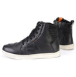Milwaukee Leather MBM9114 Men's Black Waterproof Leather Street Riding Shoes with Shift Protection and Ankle Support