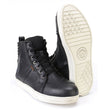 Milwaukee Leather MBM9114 Men's Black Waterproof Leather Street Riding Shoes with Shift Protection and Ankle Support
