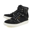 Milwaukee Leather MBM9151 Men's Black Suede and Leather Reinforced Street Riding Waterproof Shoes w/ Ankle Support