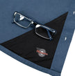 MMCC Men’s'Pinstripe' Blue Short Sleeve Mechanic Work Shirt - w/ Single Pocket - MDM11620