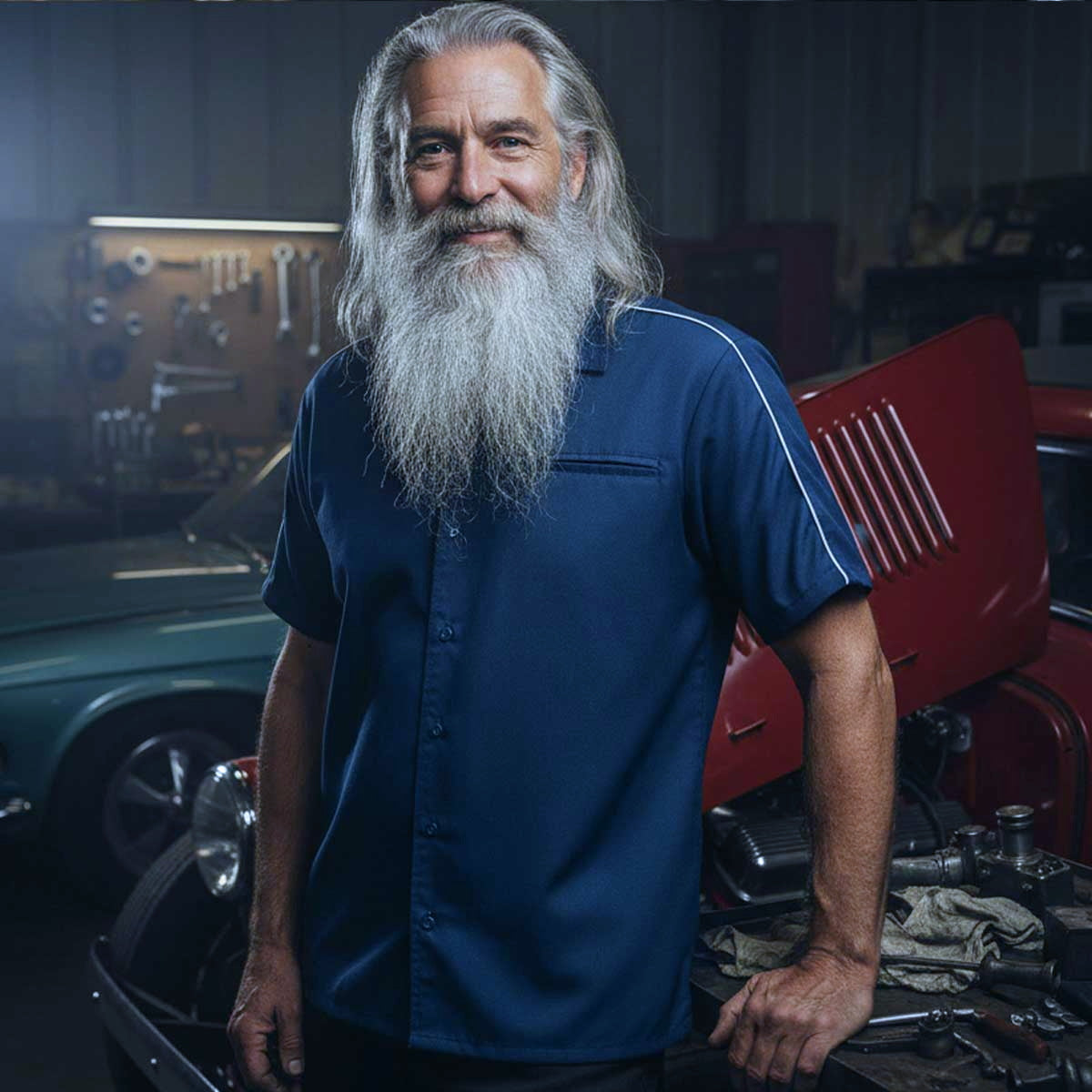 Milwaukee Motorcycle Clothing Co. Men's Mechanic Button Up Shirt