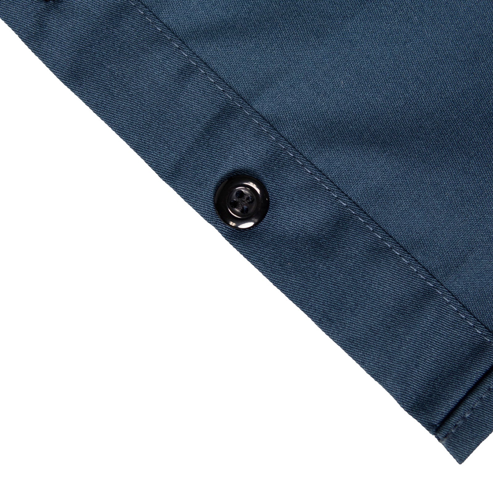 MMCC Men’s 'Double Down' Blue/Black Short Sleeve Mechanic Work Shirt - w/ Single Pocket - MDM11625