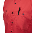 Milwaukee Motorcycle Clothing Co. Men's Super Duty Red Mechanic Shirt