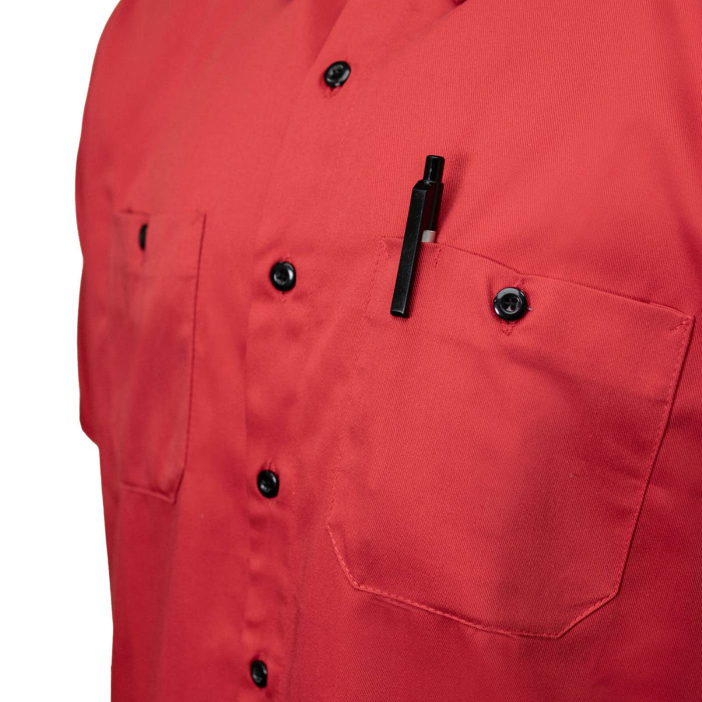 Milwaukee Motorcycle Clothing Co. Men's Super Duty Red Mechanic Shirt