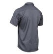 Milwaukee Leather MDM11668 Men’s Grey Button-Up Heavy-Duty Work Shirt - Classic Mechanic Shirt w/ Pockets