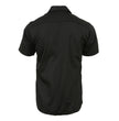 Milwaukee Leather MDM11669 Men’s Black Button-Up Heavy-Duty Work Shirt - Classic Mechanic Shirt w/ Pockets