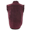 Milwaukee Leather MDM11677 Men’s Magenta Classic Button-Down Cut Off Frayed Sleeveless Casual Shirt