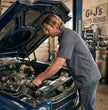 MMCC Men's Charcoal Super Duty Classic Mechanic Work Shirt - 2 Chest Pockets - Microfiber Panel - MDM11687