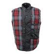 Milwaukee Leather MDM1603 Men’s Black Waxy Coated Snap Front Shirt