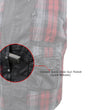 Milwaukee Leather MDM1603 Men’s Black Waxy Coated Snap Front Shirt