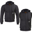 Milwaukee Leather MDM3020 Men's Black Denim '5-in-1' Club Style Vest with Removable Hoodie