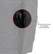 Milwaukee Leather MDM3025 Men’s Black Waxy Coated Denim Club Style Motorcycle Rider Vest w/ Shirt Collar