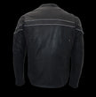 Milwaukee Leather ML1408RT Men's Retro Brown 'Savage' Sporty Crossover Retro Leather Jacket