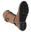 Milwaukee Leather Motorcycle Boot Chain - Silver Chain & Buckle, Motorcycle Medallion Accent - MLA3003