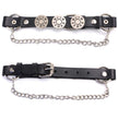 Milwaukee Leather Silver 44 MAG Medallion Boot Chain with Adjustable Strap - MLA3004