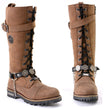Milwaukee Leather Silver 44 MAG Medallion Boot Chain with Adjustable Strap - MLA3004