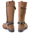 Milwaukee Leather Silver 12 Gauge Shell Medallion Boot Chain with Adjustable Strap - MLA3005