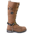 Milwaukee Leather Silver 12 Gauge Shell Medallion Boot Chain with Adjustable Strap - MLA3005