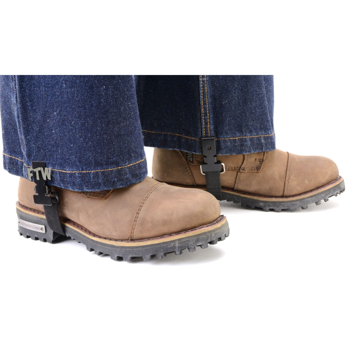 Milwaukee Leather MLA4019 FTW Motorcycle Biker Elastic Bungee Clips for Chaps or Pants (Set of 2)