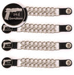 Milwaukee Leather 2nd Amendment Medallion Vest Extender - Double Chrome Chains Genuine Leather 6.5" Extension 4-PCS MLA6027SET