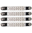 Milwaukee Leather 4-Piece Vest Extender Set - VET, Double Chrome Chains, 4-Inch-MLA6034SET