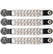 Milwaukee Leather 4-Piece Vest Extender Set - 2nd Amendment, Double Chrome Chains, 4-Inch-MLA6047SET