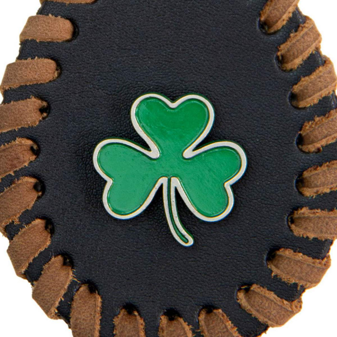 Milwaukee Leather Key Chain with Leather Original Pewter Emblem