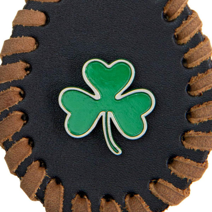 Milwaukee Leather Key Chain with Leather Original Pewter Emblem