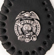 Milwaukee Leather Black Police Badge Pewter Emblem Key Chain - MLA9501