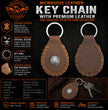 Milwaukee Leather Black Key Chain MLA9510