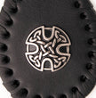 Milwaukee Leather Black Celtic Knot Pewter Emblem Key Chain - MLA9512