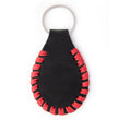 Milwaukee Leather Black -Red Butterfly Pewter Emblem Key Chain - MLA9521