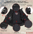 Milwaukee Leather USA MADE MLJKL5002 Women's Black Pristine Premium Motorcycle Leather Jacket