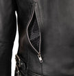Milwaukee Leather USA MADE MLJKL5001 Women's Black Foxy Premium Motorcycle Leather Jacket with Vents