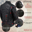 Milwaukee Leather USA MADE MLJKL5002 Women's Black Pristine Premium Motorcycle Leather Jacket