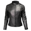 Milwaukee Leather USA MADE MLJKL5002 Women's Black Pristine Premium Motorcycle Leather Jacket