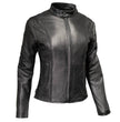 Milwaukee Leather USA MADE MLJKL5002 Women's Black Pristine Premium Motorcycle Leather Jacket