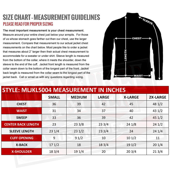 Hot Leathers JKL5004 USA Made Womens &