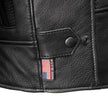 Milwaukee Leather USA MADE MLJKM5008 Men's Black Revolve Premium Leather Vented Motorcycle Jacket