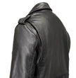 Milwaukee Leather USA MADE MLJKM5009 Men's Black The Dean Premium Leather Throwback Motorcycle Jacket