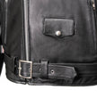 Milwaukee Leather USA MADE MLJKM5009 Men's Black The Dean Premium Leather Throwback Motorcycle Jacket